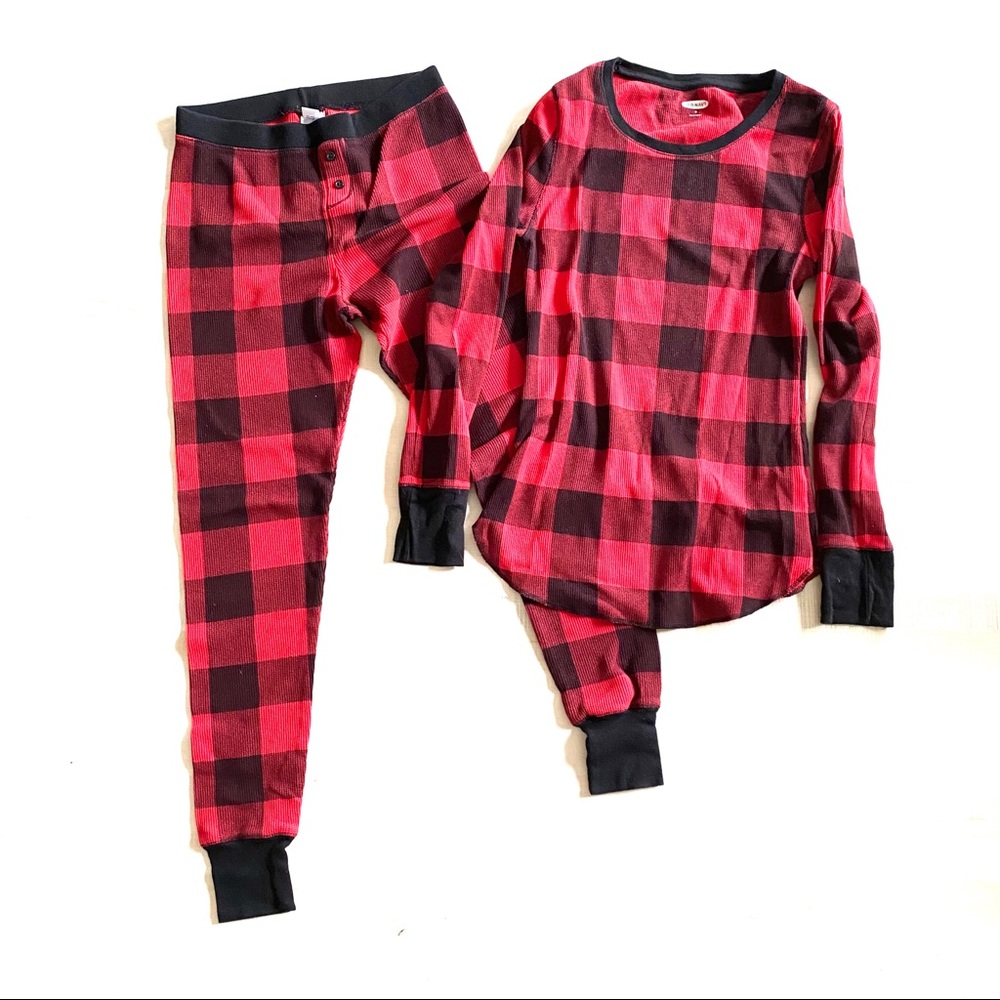 Buffalo Plaid Loungewear Pajama Set